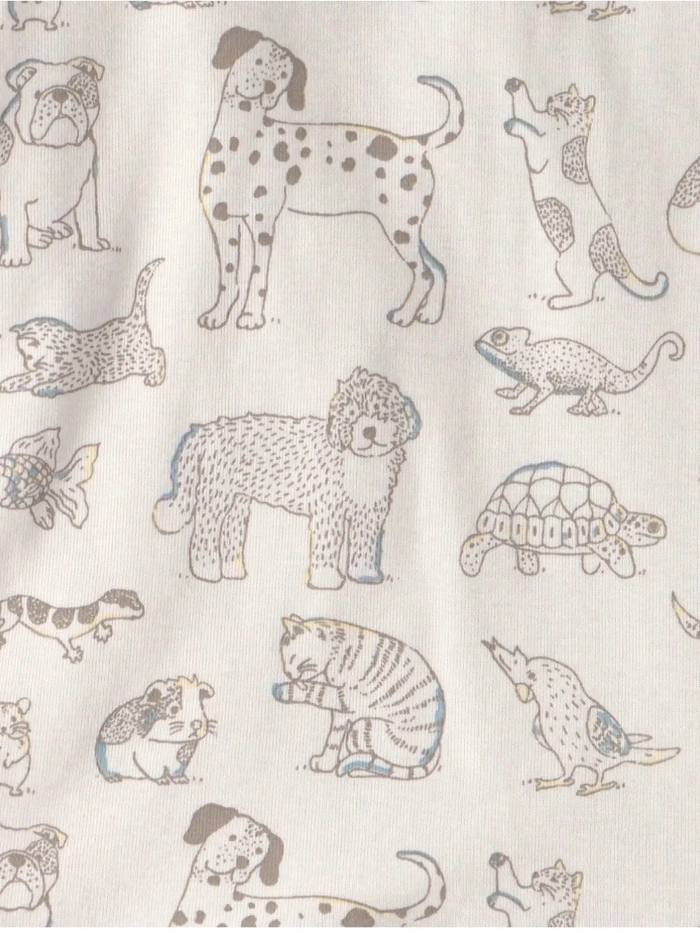 Carter's Cream Kids Animal Print Pajama Set